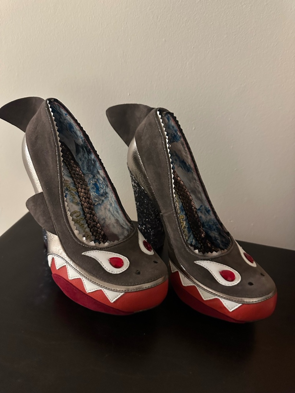 Irregular Choice (UK) Carpe Diem Shark Heels 2018 Size 37 (runs small)